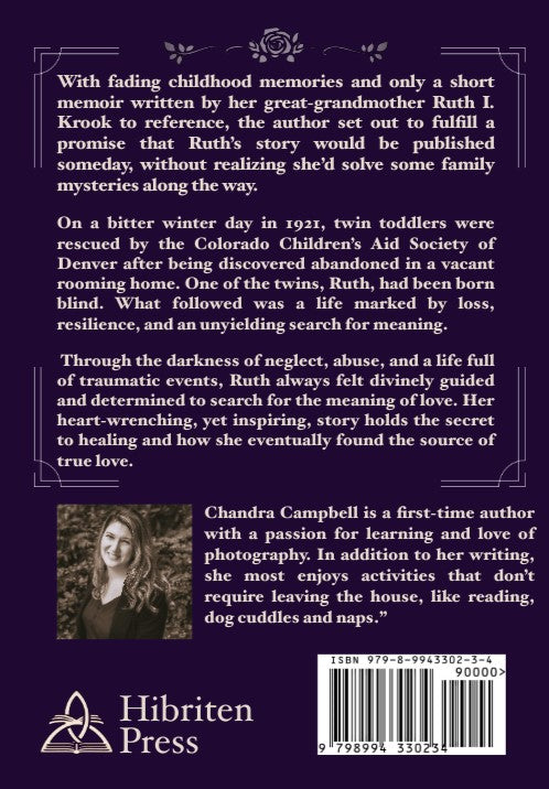 COMING SOON : Forgiveness Found in Darkness-Ruth Krook: a Life Redeemed (2026-Chandra Campbell)